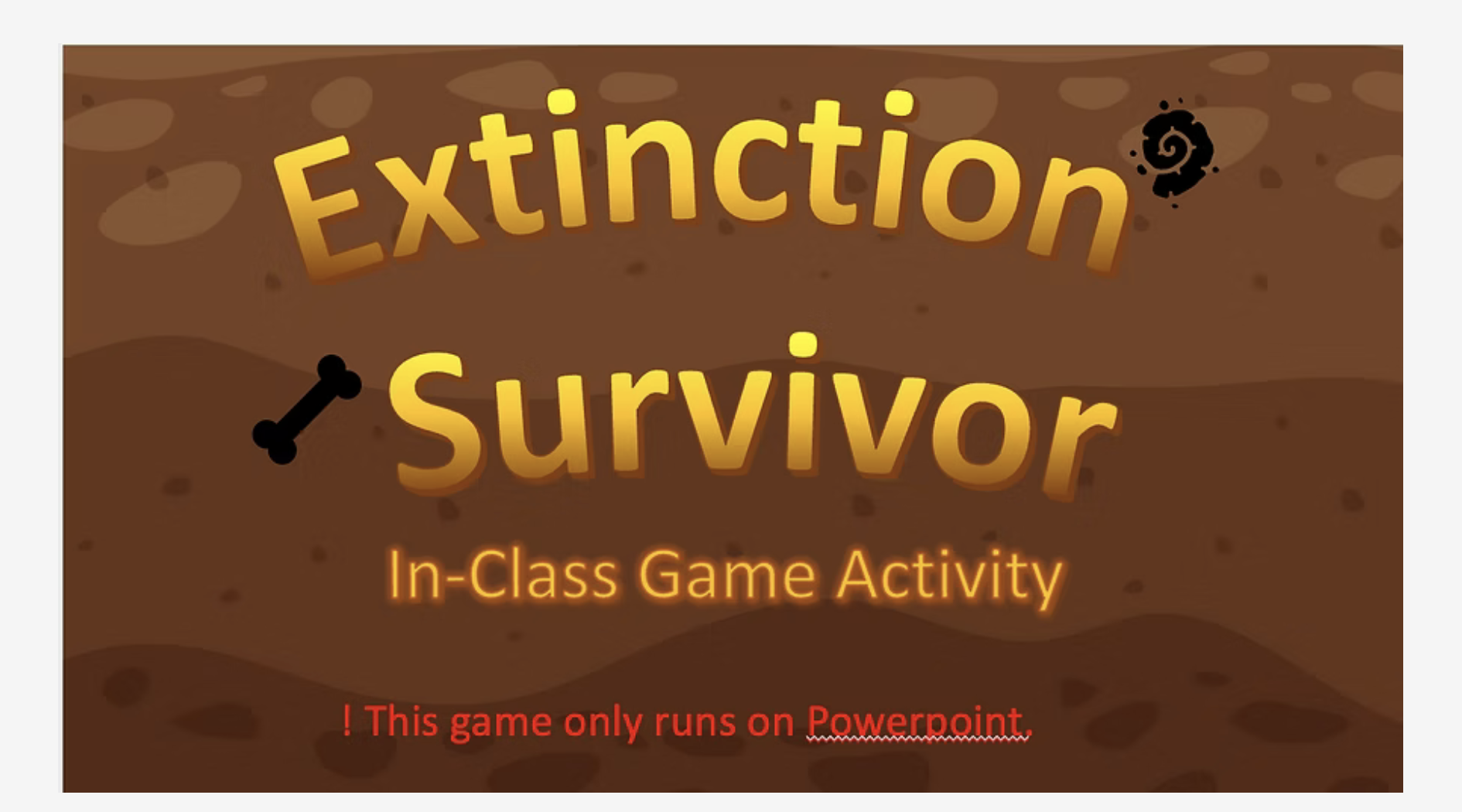 Survive the Great Dying — game screenshot 1